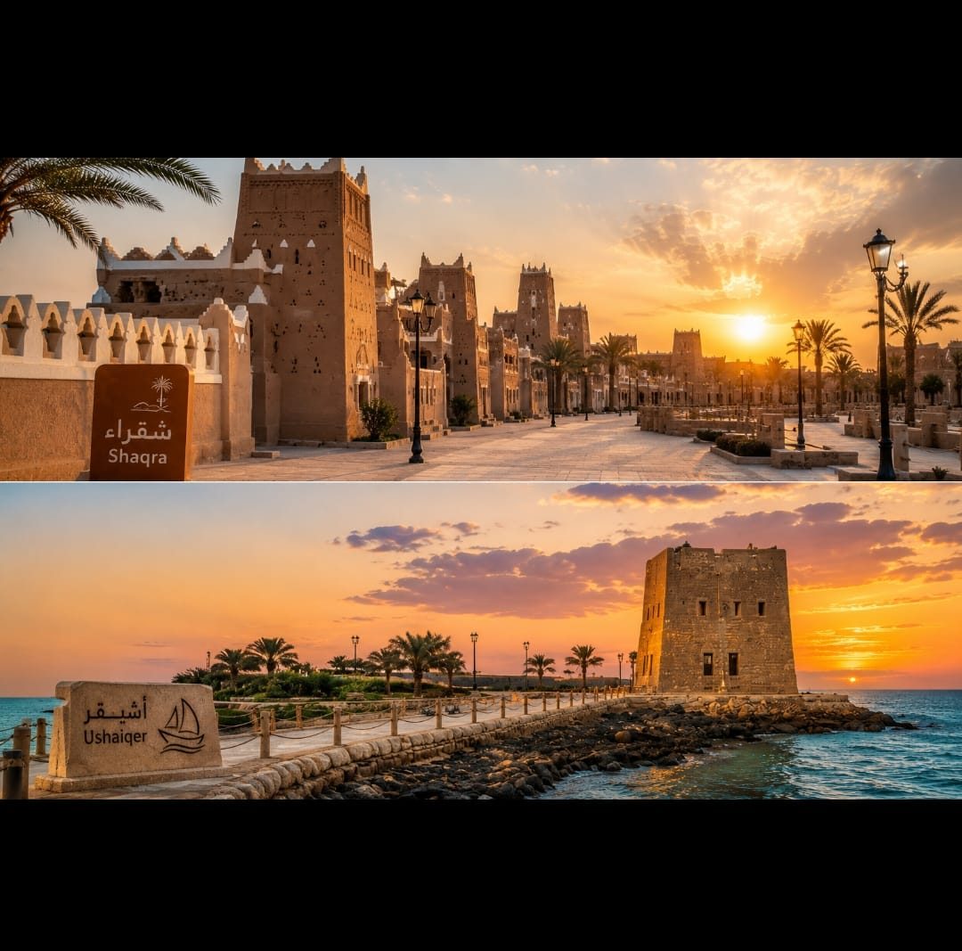 جولة مدينة شقراء واشيقر